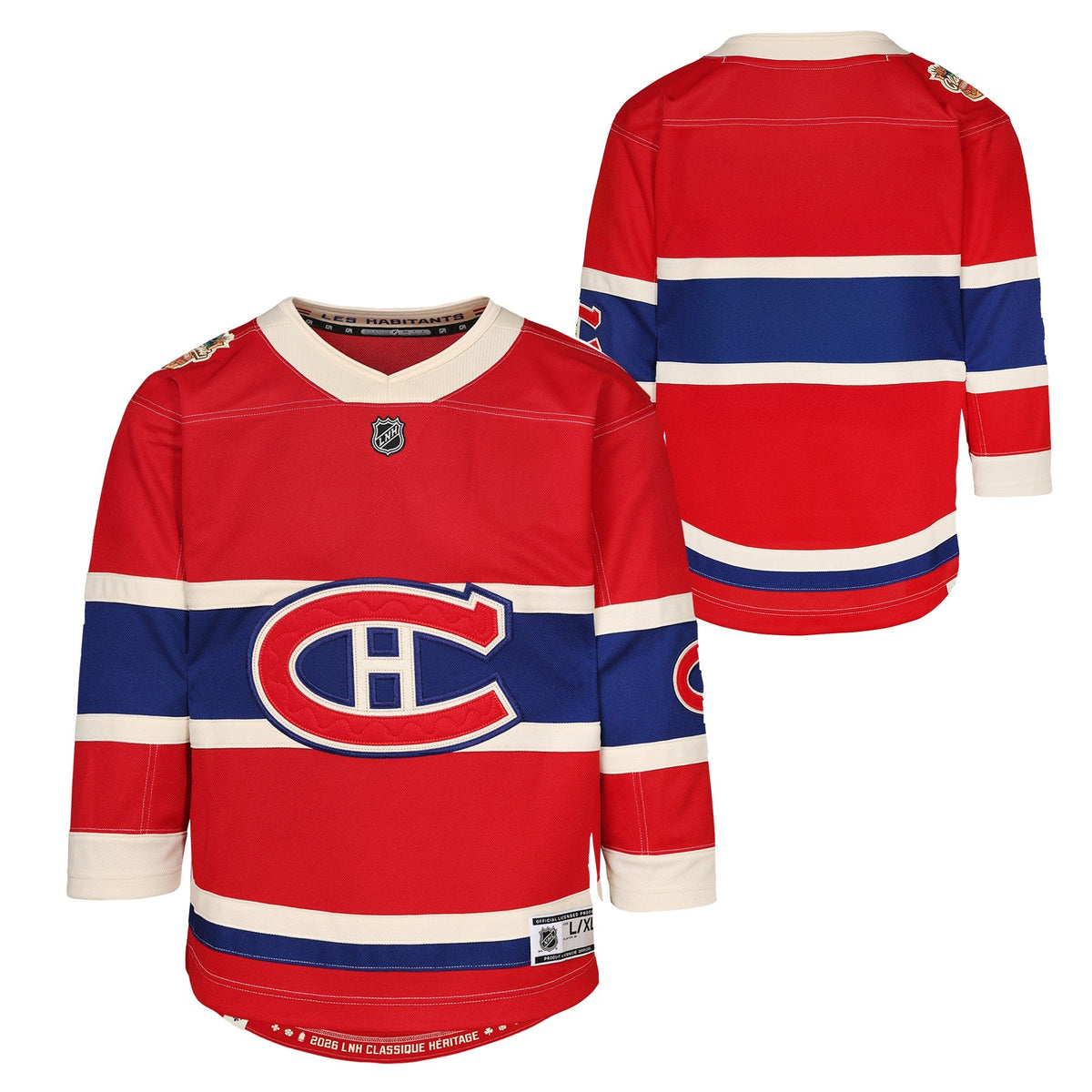 Montreal Canadiens NHL Outerstuff Youth Red 2026 Heritage Classic Premier Jersey product image 3, provided for visual