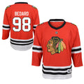 Connor Bedard Chicago Blackhawks Home Red Replica Toddler Jersey product image 1, provided for visual reference and product
