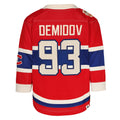 Ivan Demidov Montreal Canadiens NHL Outerstuff Kids Red 2026 Heritage Classic Premier Jersey product image 1, provided for