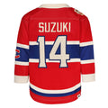 Nick Suzuki Montreal Canadiens NHL Outerstuff Kids Red 2026 Heritage Classic Premier Jersey product image 1, provided for