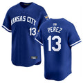 KC.Royals #13 Salvador Perez Player Blue Home Limited product image 1