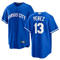 KC.Royals #13 Salvador Perez Player Blue Home Replica product image 1
