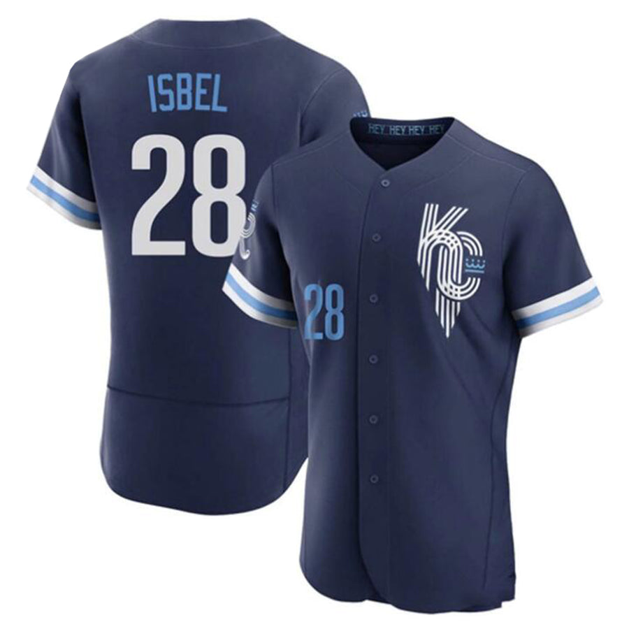 KC.Royals #28 Kyle Isbel Player Royal Home Limited Elite product image 1