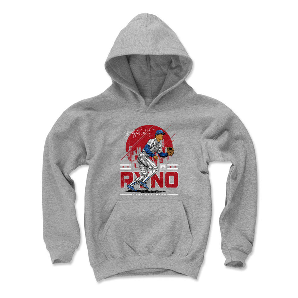 Ryne Sandberg Chicago Skyline WHT product image 1, provided for visual reference and product detail review