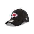 Kansas City Chiefs NFL New Era Men Black 39Thirty Team Classic Stretch Fit Hat product image 1, provided for visual