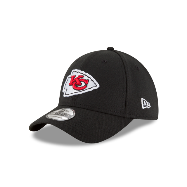 Kansas City Chiefs NFL New Era Men Black 39Thirty Team Classic Stretch Fit Hat product image 1, provided for visual