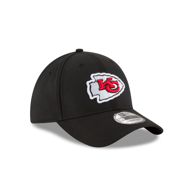 Kansas City Chiefs NFL New Era Men Black 39Thirty Team Classic Stretch Fit Hat product image 6, provided for visual