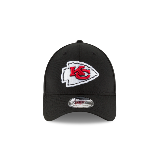 Kansas City Chiefs NFL New Era Men Black 39Thirty Team Classic Stretch Fit Hat product image 5, provided for visual