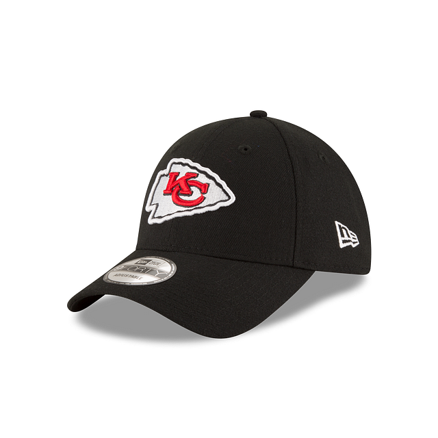 Kansas City Chiefs NFL New Era Men Black 9Forty The League Adjustable Hat product image 1, provided for visual reference and