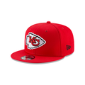 Kansas City Chiefs NFL New Era Men Red 9Fifty Basic Snapback product image 1, provided for visual reference and product