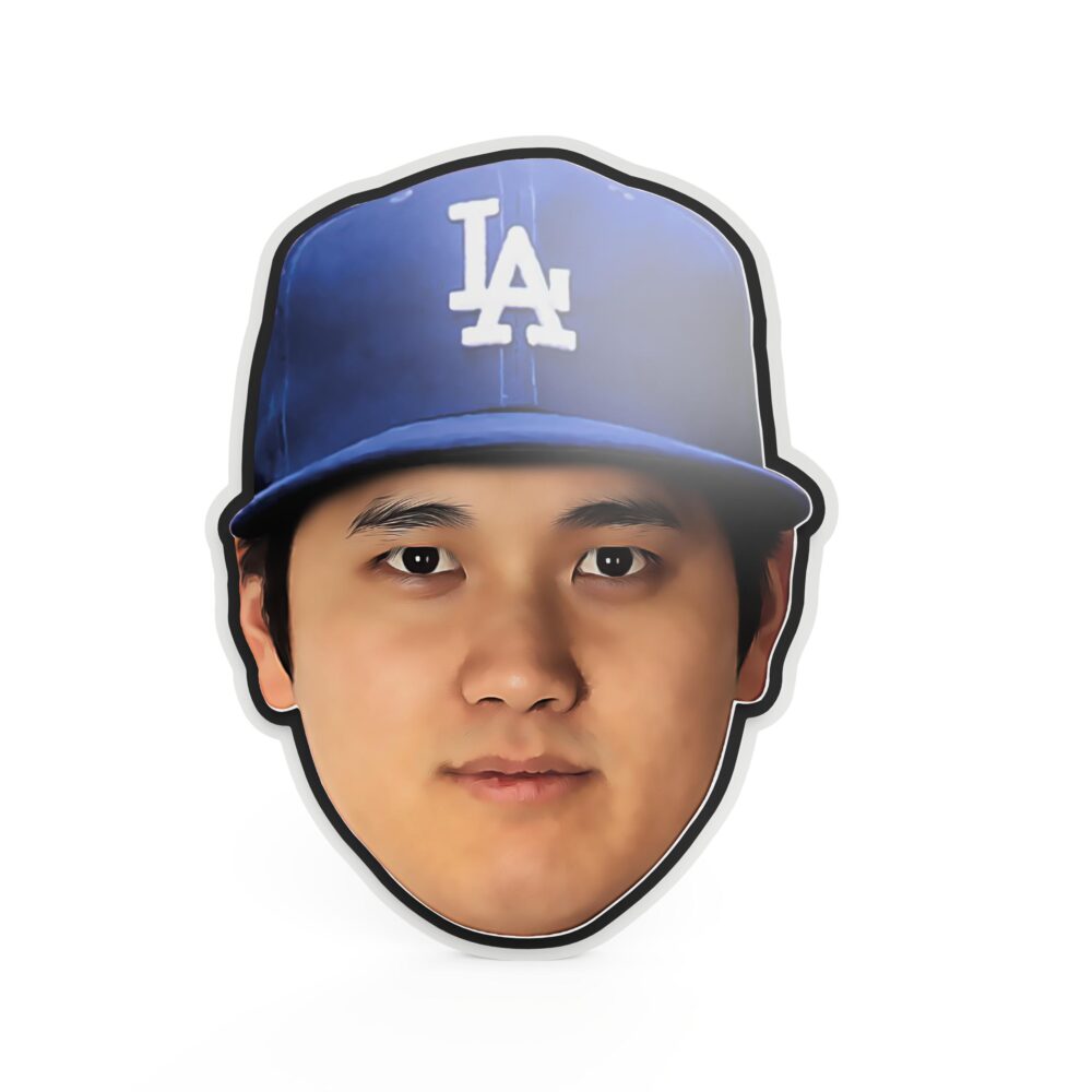 Shohei Ohtani Los Angeles Dodgers MLB FanFave FaceChain Royal Blue Necklace product image 3, provided for visual reference