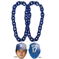 Shohei Ohtani Los Angeles Dodgers MLB FanFave FaceChain Royal Blue Necklace product image 1, provided for visual reference