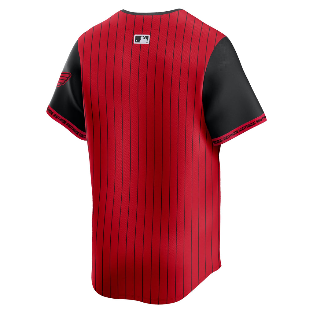 Chicago White Sox Nike Men Red/Black 2025 City Connect Limited Jersey product image 3, provided for visual reference and