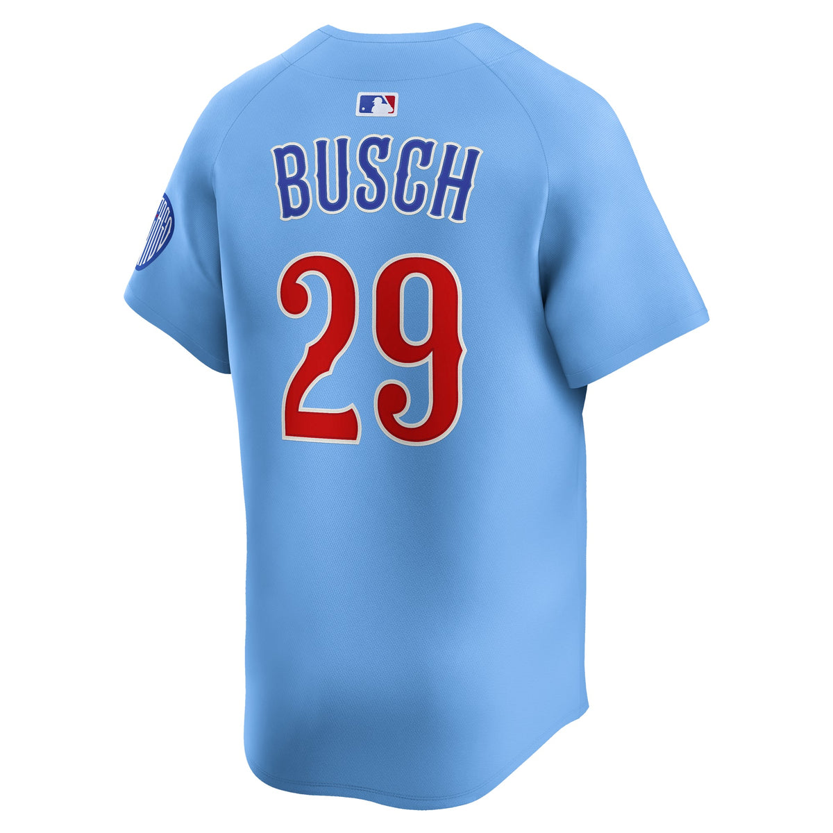 Michael Busch Chicago Cubs Nike Men Light Blue 2nd Alternate Limited Jersey product image 2, provided for visual reference