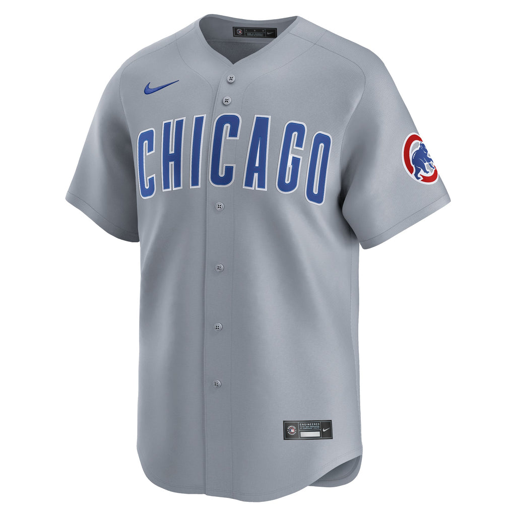Chicago Cubs Nike Limited Grey Road Jersey product image 3, provided for visual reference and product detail review
