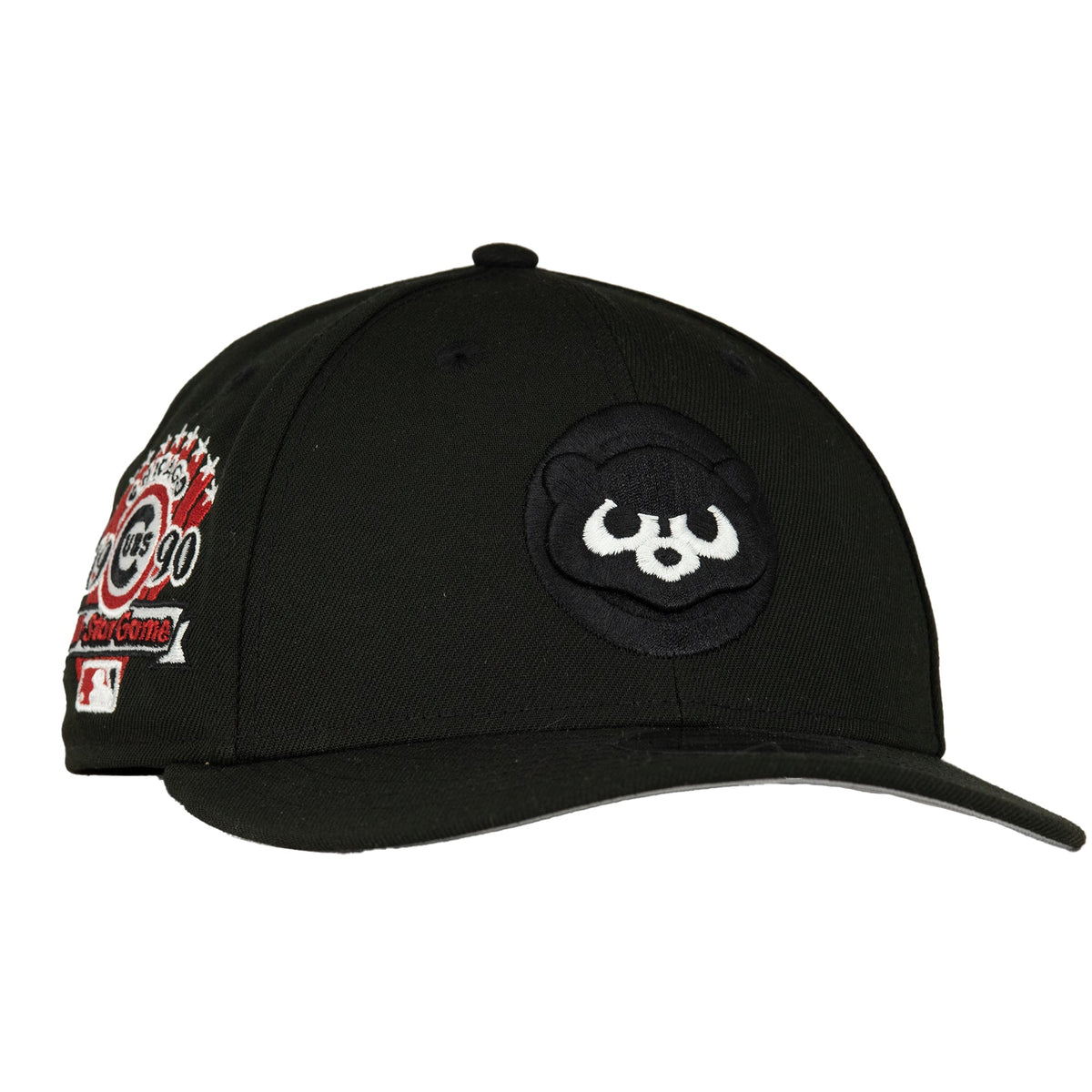 Chicgo Cubs Black Scream New Era 9FIFTY Snapback Hat product image 3, provided for visual reference and product detail review
