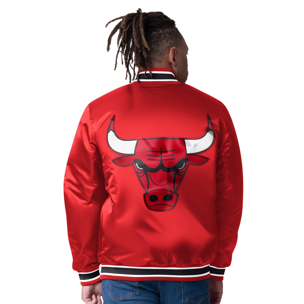 Chicago Bulls Starter Closer Reversible Varsity Jacket product image 4, provided for visual reference and product detail