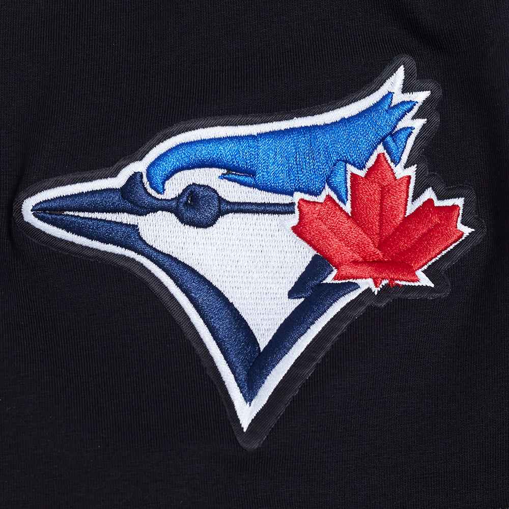 Toronto Blue Jays MLB Pro Standard Men Black Classic Chenille T-shirt product image 7, provided for visual reference and