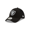 Las Vegas Raiders NFL New Era Men Black/White 39Thirty Neo Stretch Fit Hat product image 1, provided for visual reference