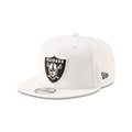 Las Vegas Raiders NFL New Era Men White 9Fifty Basic Snapback product image 1, provided for visual reference and product