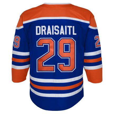 Leon Draisaitl Edmonton Oilers NHL Outerstuff Youth Home Premier Jersey product image 2, provided for visual reference and