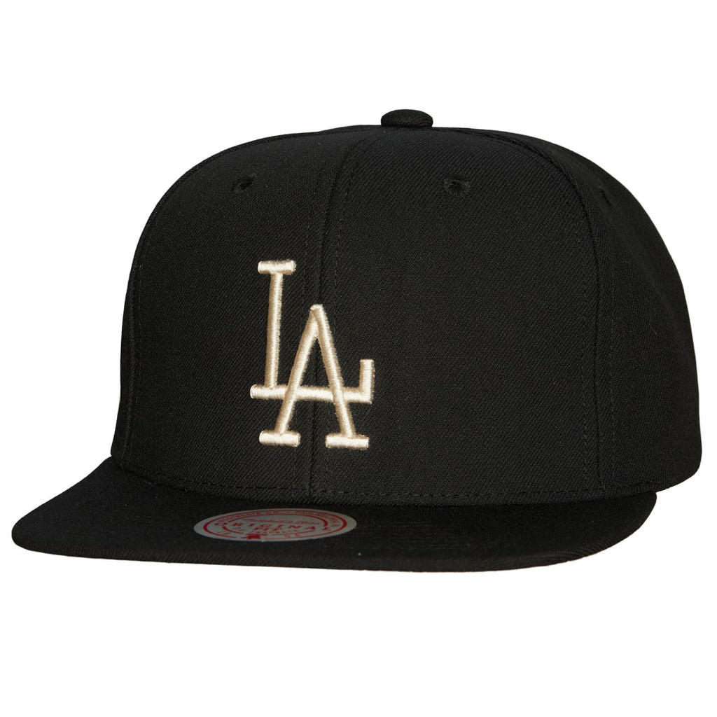 Los Angeles Dodgers MLB Mitchell & Ness Men Black 60th Anniversary Snapback product image 1, provided for visual reference