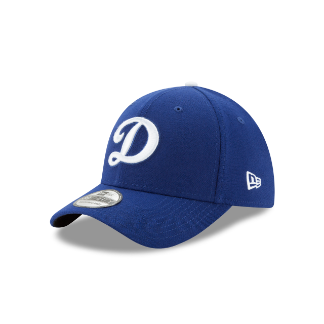 Los Angeles Dodgers MLB New Era Men Royal 39Thirty D Logo Team Classic Stretch Fit Hat product image 1, provided for visual
