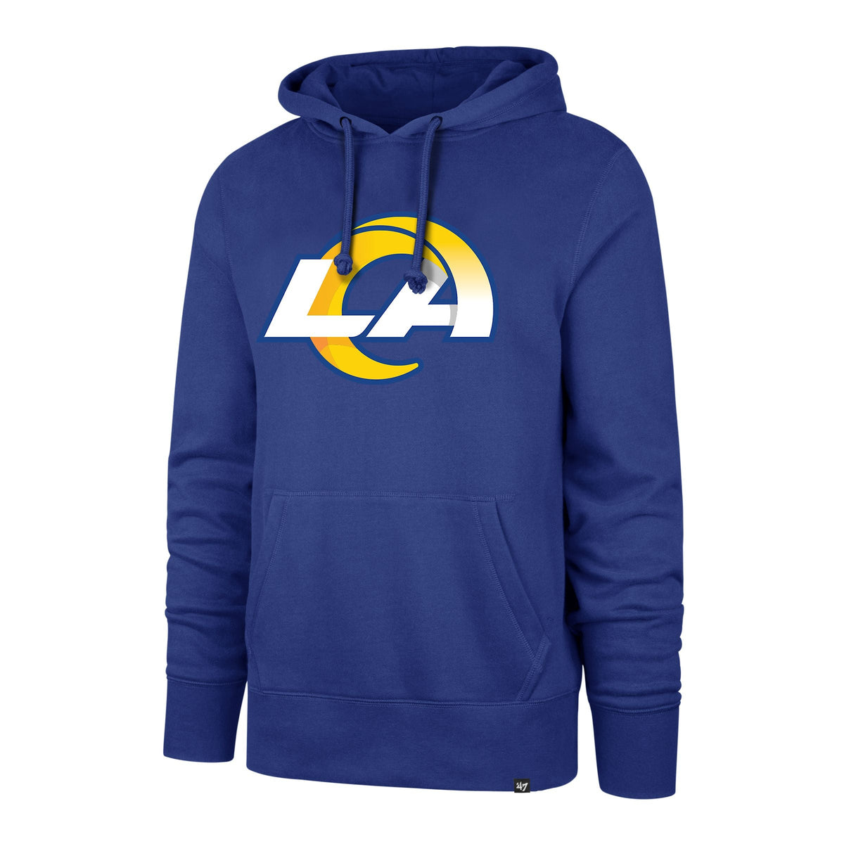 Los Angeles Rams NFL 47 Brand Men Royal Imprint Headline Pullover Hoodie product image 1, provided for visual reference and