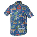 Chicago Cubs Men Royal Scenic Button Down Shirt product image 1, provided for visual reference and product detail review