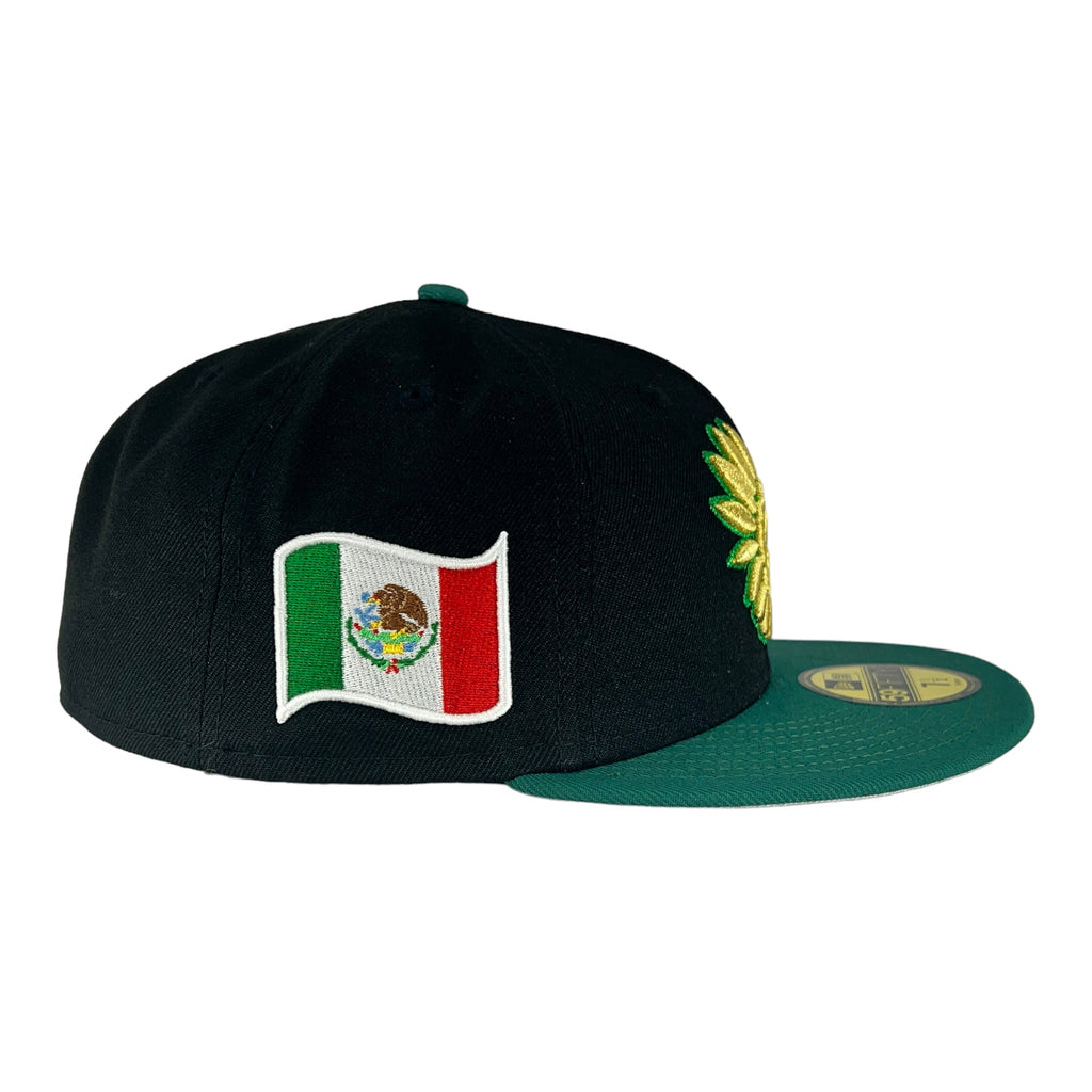 Mexico Black Emerald New Era 59FIFTY Fitted Hat product image 4, provided for visual reference and product detail review