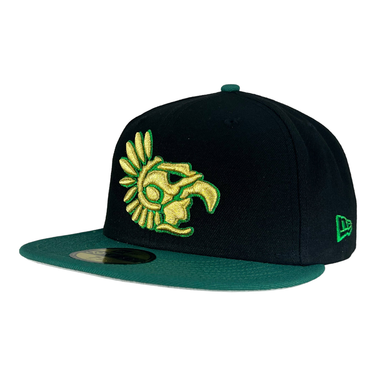 Mexico Black Emerald New Era 59FIFTY Fitted Hat product image 3, provided for visual reference and product detail review