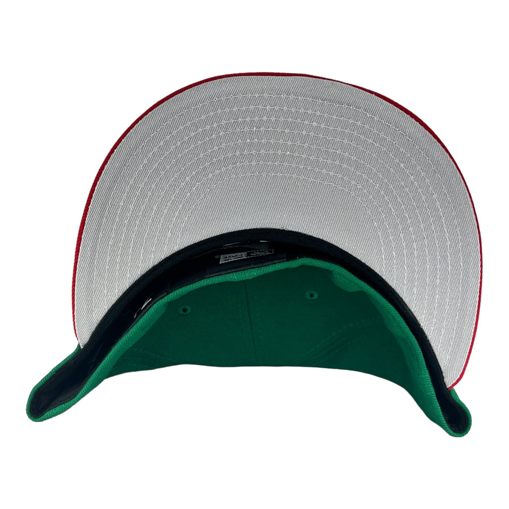 Mexico Green/Red Aztec New Era 59FIFTY Fitted Hat product image 7, provided for visual reference and product detail review