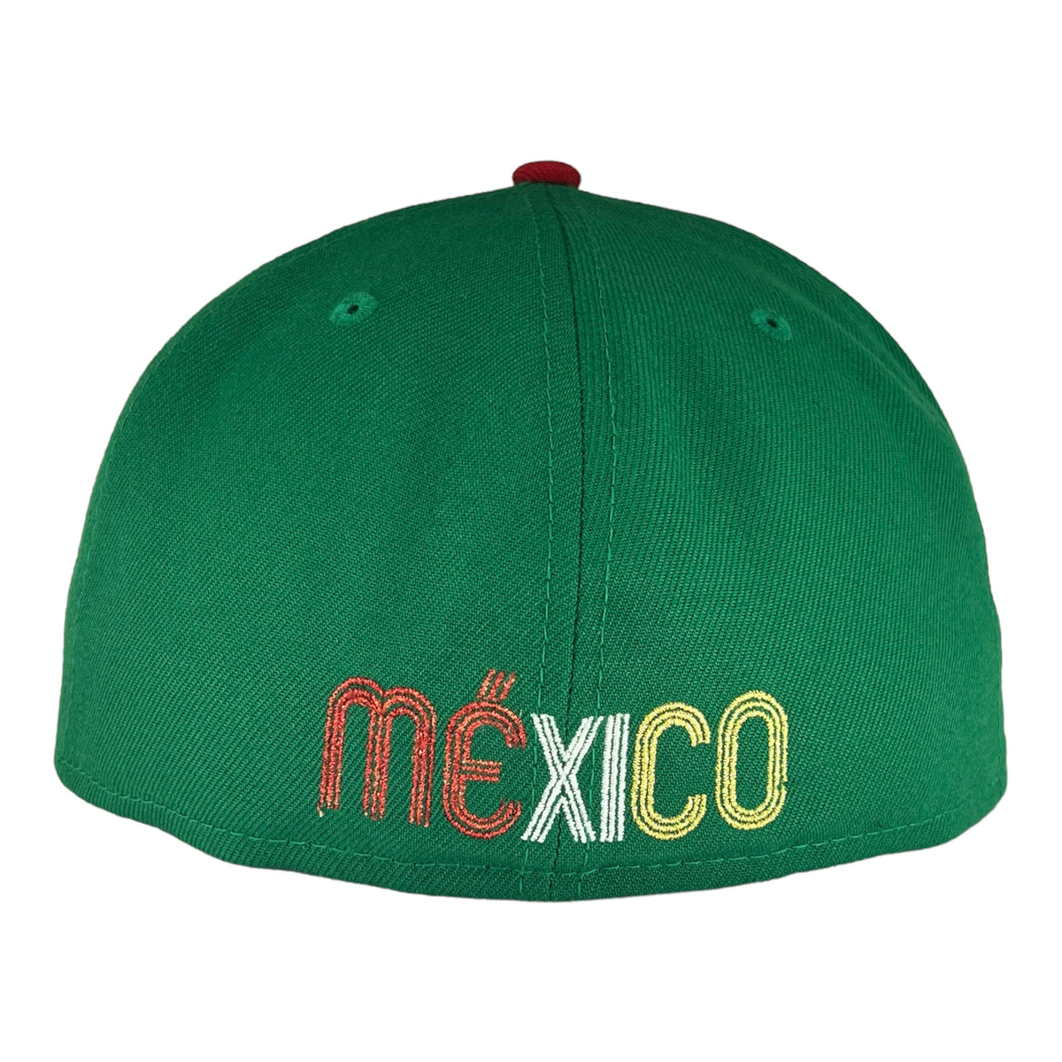 Mexico Green/Red Aztec New Era 59FIFTY Fitted Hat product image 6, provided for visual reference and product detail review
