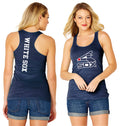Chicago White Sox Woman's Batterman Logo Navy Tank-Top product image 1, provided for visual reference and product detail