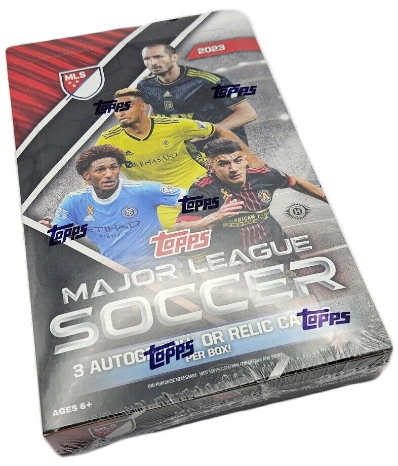 MLS Topps 2023 Major League Soccer Hobby Box product image 1, provided for visual reference and product detail review
