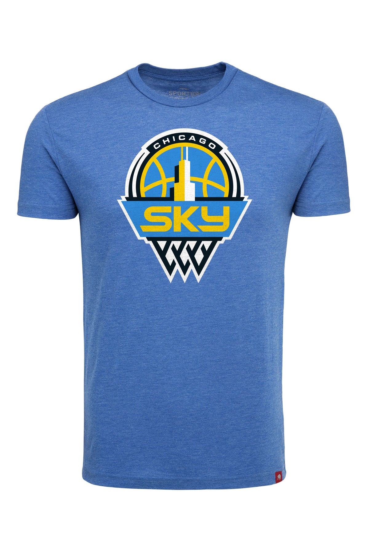 Chicago Sky Blue Sportiqe Comfy Logo T-Shirt product image 1, provided for visual reference and product detail review