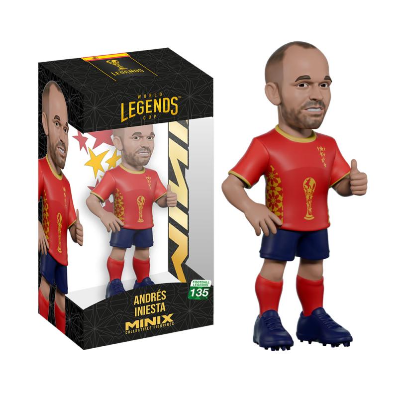 Andres Iniesta Spain National Team FIFA Minix 2026 World Cup Legends Collectible Football Figurines #135 product image 1,