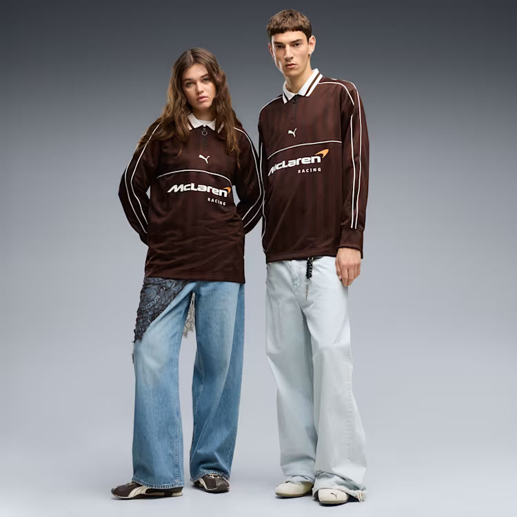 McLaren Racing F1 Puma Men Chocolate Fondue Long Sleeve Jersey product image 5, provided for visual reference and product