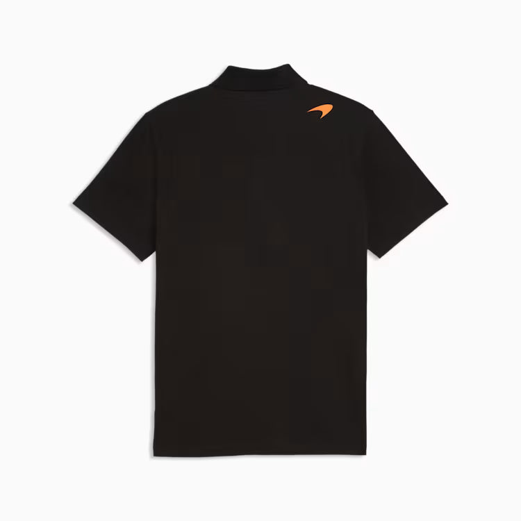McLaren Racing F1 Puma Men Black Small Logo Polo Shirt product image 2, provided for visual reference and product detail