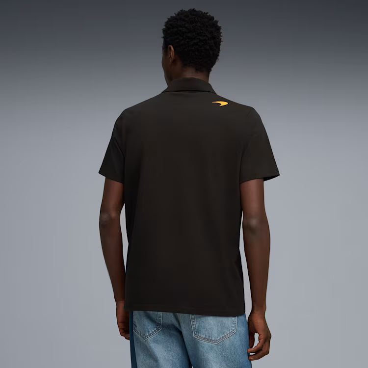 McLaren Racing F1 Puma Men Black Small Logo Polo Shirt product image 4, provided for visual reference and product detail