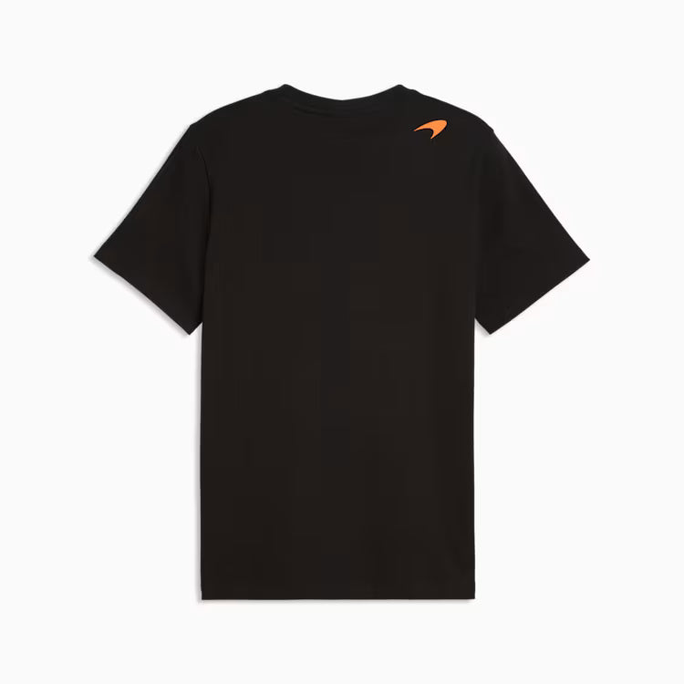McLaren Racing F1 Puma Men Black Small Logo T-Shirt product image 2, provided for visual reference and product detail review