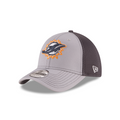Miami Dolphins NFL New Era Men Grey 39Thirty Grayed Out Neo 2 Stretch Fit Hat product image 1, provided for visual reference
