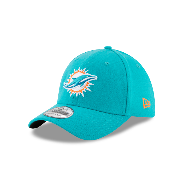 Miami Dolphins NFL New Era Men Teal Breeze 39Thirty 2018 Logo Stretch Fit Hat product image 1, provided for visual reference