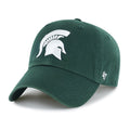 Michigan State Spartans NCAA 47 Brand Men Green Clean Up Adjustable Hat product image 1, provided for visual reference and
