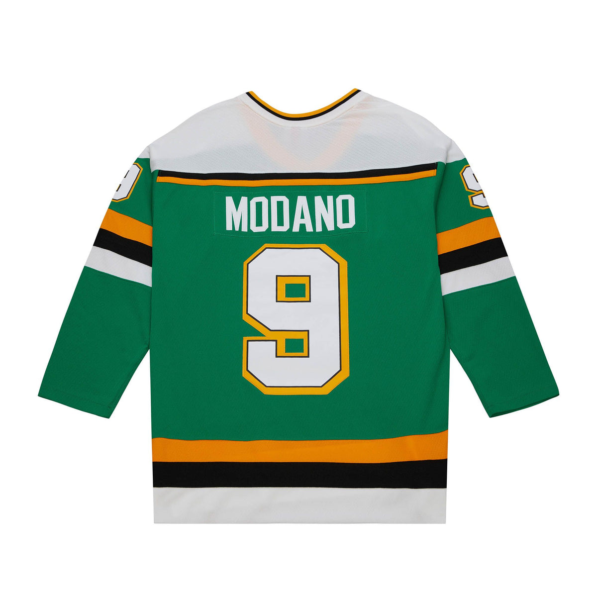 Mike Modano Minnesota North Stars NHL Mitchell & Ness Men Green 1989 Blue Line Authentic Jersey product image 1, provided