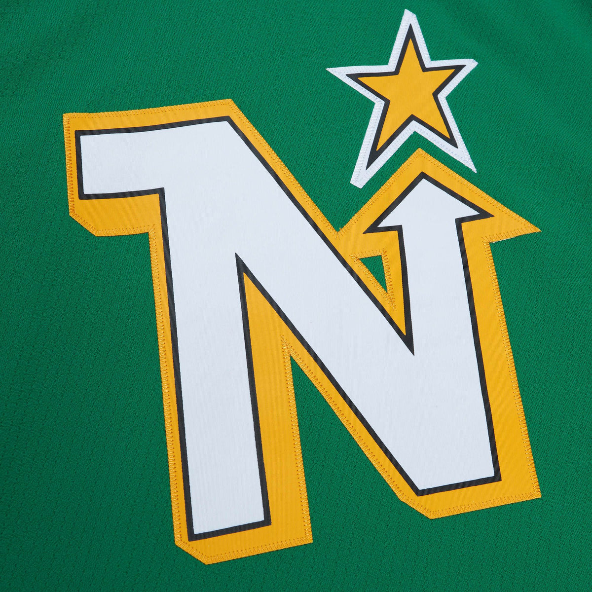 Mike Modano Minnesota North Stars NHL Mitchell & Ness Men Green 1989 Blue Line Authentic Jersey product image 3, provided