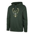 Milwaukee Bucks NBA 47 Brand Men Green Imprint Headline Pullover Hoodie product image 1, provided for visual reference and