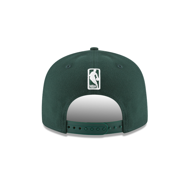 Milwaukee Bucks NBA New Era Men Green 9Fifty Basic Snapback product image 2, provided for visual reference and product