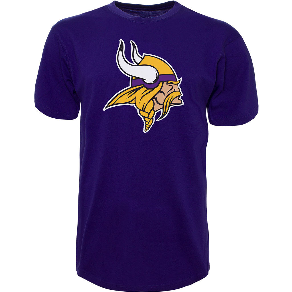 Minnesota Vikings NFL 47 Brand Men Purple Primary Logo Fan T-Shirt product image 1, provided for visual reference and