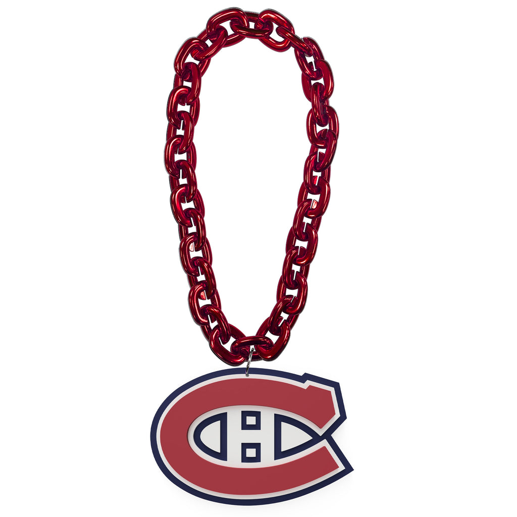 Montreal Canadiens NHL FanFave FanChain Red Chain Necklace product image 1, provided for visual reference and product detail